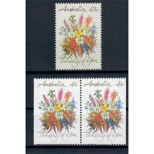 Australien, MiNr. 1226, 1226 D rechts u. links geschnitten **