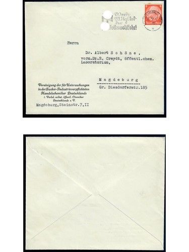 Deutsches Reich, 5 Belege, Bedarf, Sammlerbelege, Hindenburg Frankatur, Lot 51