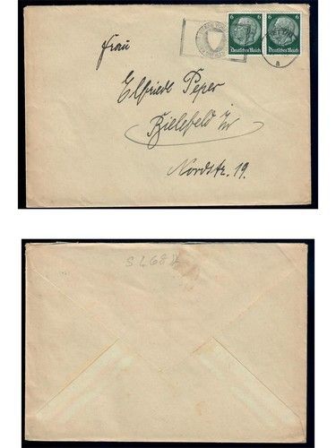 Deutsches Reich, 5 Belege, Bedarf, Sammlerbelege, Hindenburg Frankatur, Lot 11