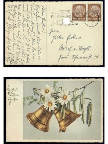 Deutsches Reich, 5 Belege, Bedarf, Sammlerbelege, Hindenburg Frankatur, Lot 50
