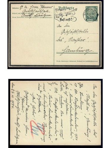 Deutsches Reich, 5 Belege, Bedarf, Sammlerbelege, Hindenburg Frankatur, Lot 31