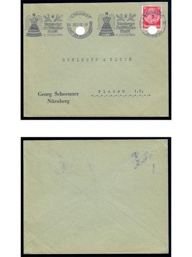 Deutsches Reich, 5 Belege, Bedarf, Sammlerbelege, Hindenburg Frankatur, Lot 35