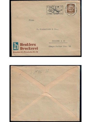 Deutsches Reich, 5 Belege, Bedarf, Sammlerbelege, Hindenburg Frankatur, Lot 17