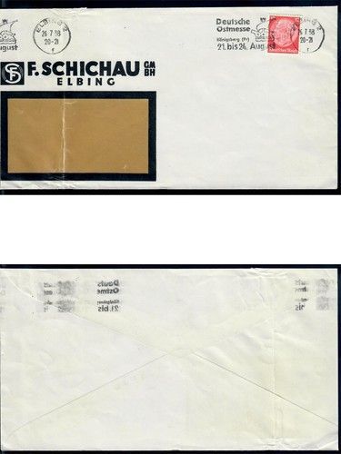 Deutsches Reich, 5 Belege, Bedarf, Sammlerbelege, Hindenburg Frankatur, Lot 18