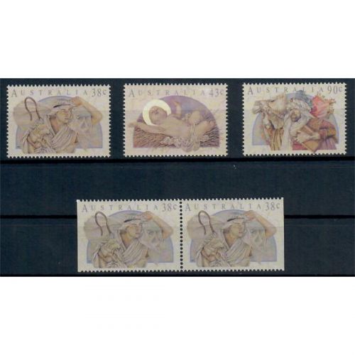 Australien, MiNr. 1270 A-1272 A, 1270 D rechts u. links geschnitten **