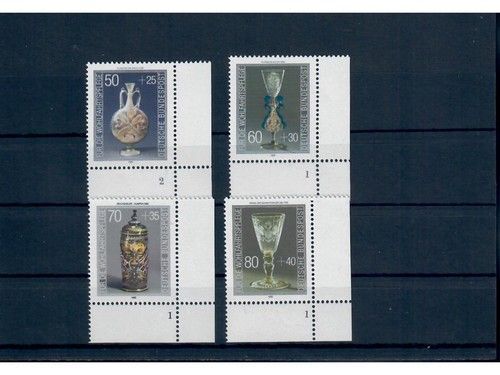 Bund, MiNr. 1295-1298 postfrisch, Eckrand unten rechts, mit Formnummer