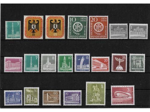 Berlin, Jahrgang 1956 postfrisch, MiNr. 135-158