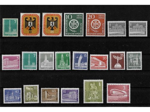 Berlin, Jahrgang 1956 postfrisch, MiNr. 135-158