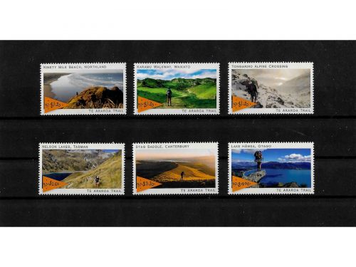 Neuseeland, MiNr. 3713-3718 und Block 438 **, The Araroa Trail