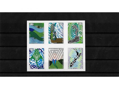 Neuseeland, MiNr. 3583 y-3588 y (Folienblatt) **, Maorische Legende