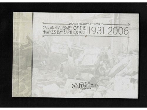 Neuseeland, MiNr. MH 2312-2331 (Markenheftchen) **, Erdbeben von Hawkes Bay