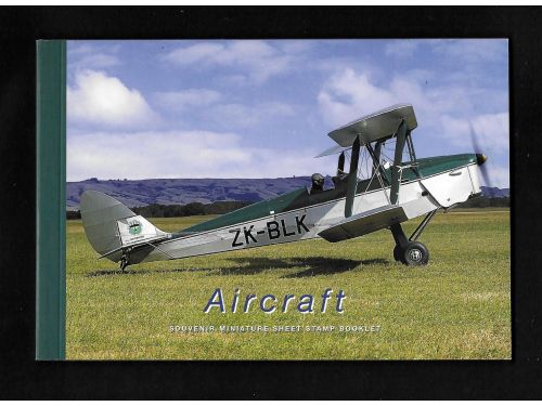 Neuseeland, MiNr. MH 1908-1913 (Markenheftchen) **, Flugzeuge