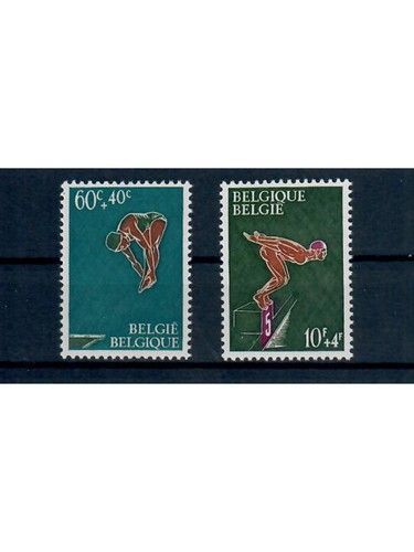 Belgien, Posten 17, postfrisch, komplette Sätze u. Marken, Michel über 25,- Euro