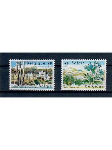 Belgien, Posten 32, postfrisch, komplette Sätze u. Marken, Michel über 25,- Euro