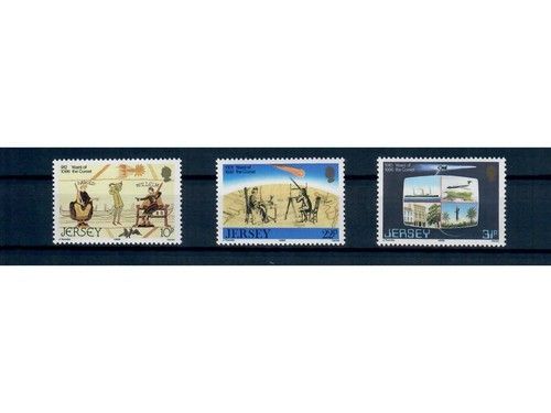 Großbritannien-Jersey, 374-376 **, postfrisch, Halley’s Comet, Halleyscher Komet