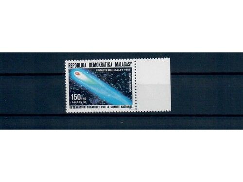 Madagaskar, MiNr. 1019 **, postfrisch, Halley’s Comet, Halleyscher Komet