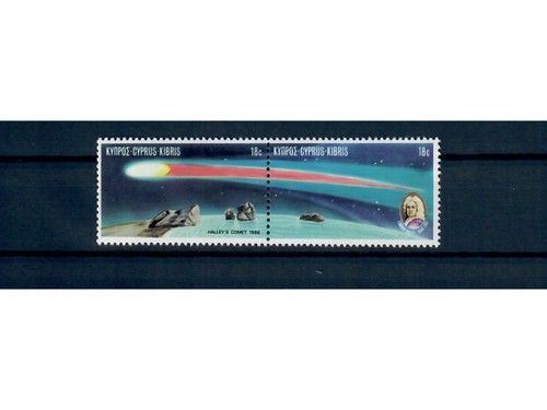 Zypern, 662-663 Paar **, postfrisch, Halley’s Comet, Halleyscher Komet