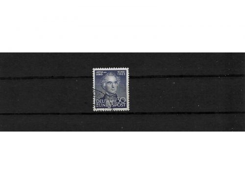 Bund, MiNr. 166 gestempelt, Justus von Liebig