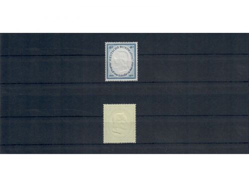 Bund, MiNr. 210 postfrisch, 150. Todestag von Friedrich von Schiller