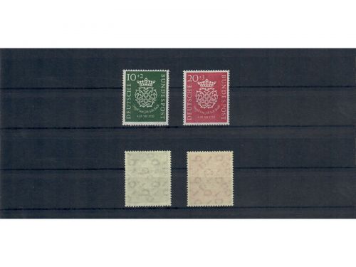 Bund, MiNr. 121-122 postfrisch, 200. Todestag von Johann Sebastian Bach