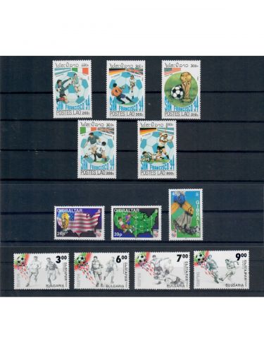 Motiv Fußball WM, 8 Sätze **, über 75,- € Michel, jeder Satz abgebildet