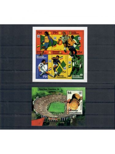 Motiv Fußball WM, 10 Blocks/KB **, ü. 75,- € Michel, jede Ausgabe abgebildet