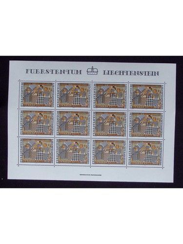 Liechtenstein, Kleinbogen, KB, Jahrgang 1979, postfrisch, ungefaltet