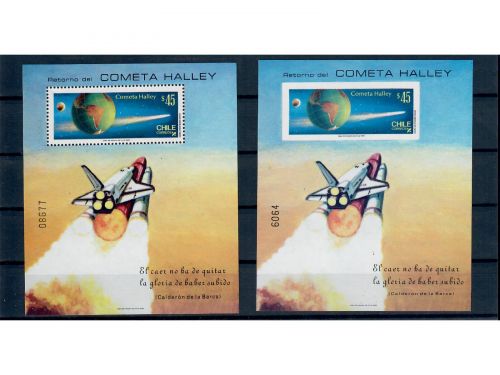 Halley’s Comet, Halleyscher Komet, Marken, Sätze, Blocks, **, alle Welt, Lot