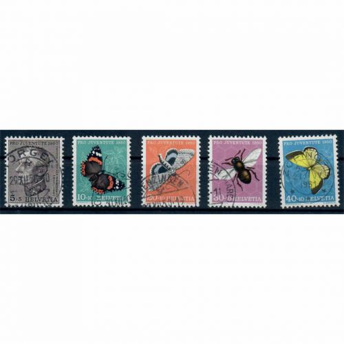 Schweiz, Pro Juventute, MiNr. 550-554, gestempelt