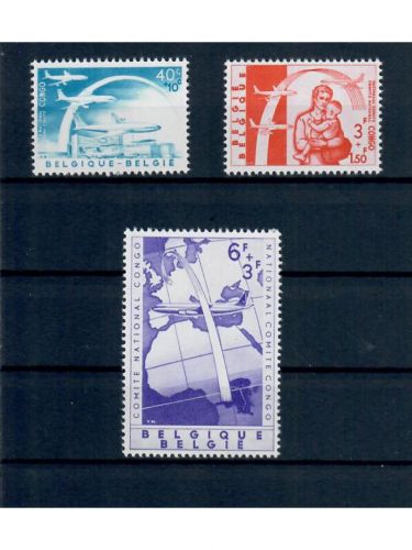 Belgien, Posten 2, postfrisch, komplette Sätze u. Marken, Michel über 25,- Euro