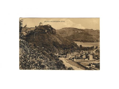 Burg Nideggen (Eifel), gebraucht, gelaufen Jahr 1912