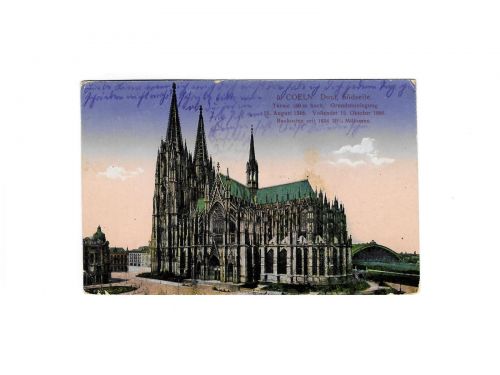 6. Coeln: Dom, Südseite, gebraucht, gelaufen Jahr 1916