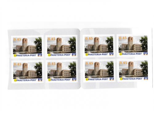 Privatpost Paketeria Meißen, Meißen, VR-Bank, Großenhain, MH, selbstkleb.