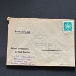10 Belege DDR, Dienstpost (A), Bedarf, Geschäfts- und Behördenpost (OJM3385)