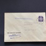 10 Belege DDR, Dienstpost (A), Bedarf, Geschäfts- und Behördenpost (OJM3386)