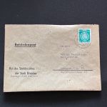 10 Belege DDR, Dienstpost (A), Bedarf, Geschäfts- und Behördenpost (OJM3387)