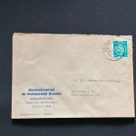 10 Belege DDR, Dienstpost (A), Bedarf, Geschäfts- und Behördenpost (OJM3388)
