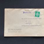 10 Belege DDR, Dienstpost (A), Bedarf, Geschäfts- und Behördenpost (OJM3393)