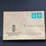 10 Belege DDR, Dienstpost (A), Bedarf, Geschäfts- und Behördenpost (OJM3395)