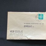 10 Belege DDR, Dienstpost (A), Bedarf, Geschäfts- und Behördenpost (OJM3401)