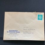 10 Belege DDR, Dienstpost (A), Bedarf, Geschäfts- und Behördenpost (OJM3405)