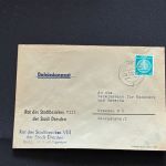 10 Belege DDR, Dienstpost (A), Bedarf, Geschäfts- und Behördenpost (OJM3406)