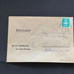 10 Belege DDR, Dienstpost (A), Bedarf, Geschäfts- und Behördenpost (OJM3407)
