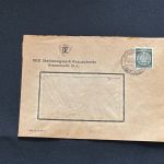 10 Belege DDR, Dienstpost (A), Bedarf, Geschäfts- und Behördenpost (OJM3407)