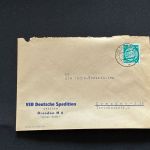 10 Belege DDR, Dienstpost (A), Bedarf, Geschäfts- und Behördenpost (OJM3409)