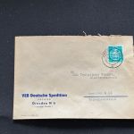 10 Belege DDR, Dienstpost (A), Bedarf, Geschäfts- und Behördenpost (OJM3413)