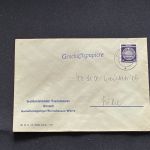 10 Belege DDR, Dienstpost (A), Bedarf, Geschäfts- und Behördenpost (OJM3414)