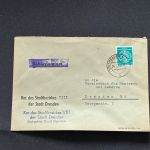10 Belege DDR, Dienstpost (A), Bedarf, Geschäfts- und Behördenpost (OJM3414)