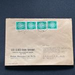 10 Belege DDR, Dienstpost (A), Bedarf, Geschäfts- und Behördenpost (OJM3415)