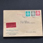 10 Belege DDR, Dienstpost (A), Bedarf, Geschäfts- und Behördenpost (OJM3417)